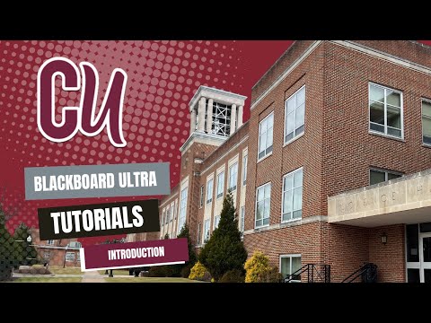 Blackboard Tour Introduction (Ultra)