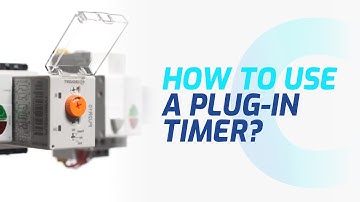 How to use a plug-in timer?