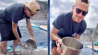 Brooklyn Beckham Makes Pasta With SEA WATER!