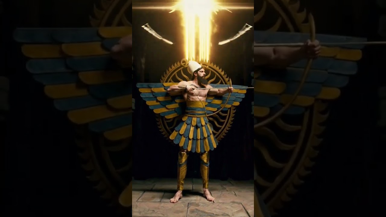 Ashur: Winged Disk War God of Assyria.