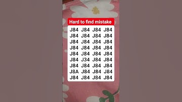 Hard to find wrong #brainteaser #find #search #shortvideo