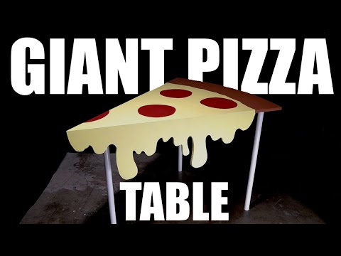 How To Make A Giant Pizza Table