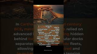 De Haven Die Carthago Onoverwinnelijk Maakte. Carthago Ontwierp Een Ronde Militaire Haven...