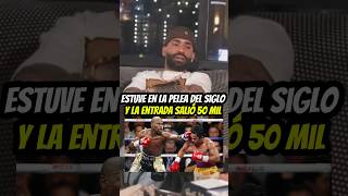 #Arcangel cuenta que estuvo en la pelea del siglo entre #Mayweather y #Pacquiao 🥊
