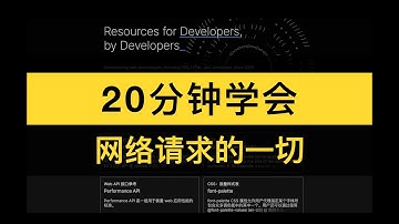 20分钟学会网络请求的一切主流技术 前端新手遇到问题最多的技术 前端必备技能 AJAX Axios Fetch API