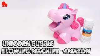 Unicorn Bubble Blowing Machine - Amazon. screenshot 4