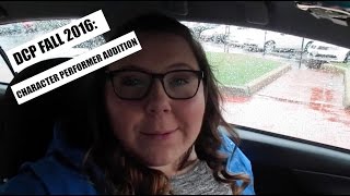 DCP FALL 2016: CHARACTER PERFORMER AUDITIONS