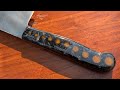Making A Unique Geometric Knife Handle Step By Step