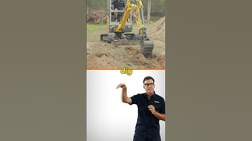 How to dig a trench using a mini excavator #shorts