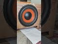 10" Subwoofer with Cabinet. Bass test .