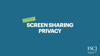 Tips for Screen Sharing Privacy screenshot 5