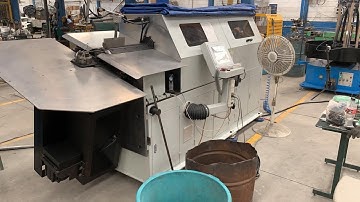 NER3D-7 3D CNC wire bender working in customer plant