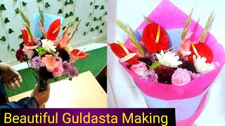 Beautiful Guldasta Making Guldasta Design Guldasta Banane Ka Tarika Handmade Flower Bouquet