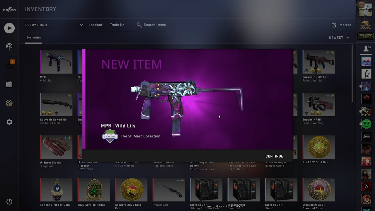 Attempting 30% MP9 Wild Lily Trade-up (factory new) (CS:GO) (ear r*pe ...