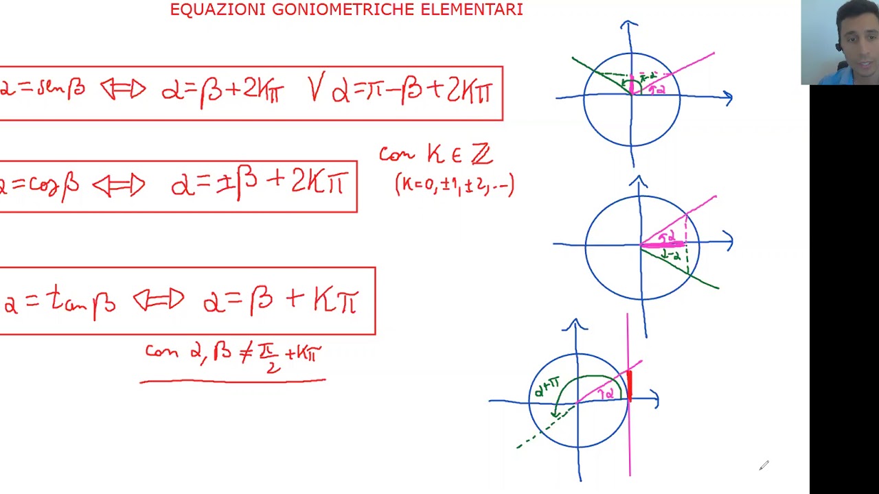 Equazioni e Disequazioni Goniometriche - 01 Equazioni goniometriche elementari