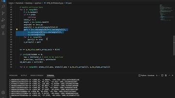 VPython 8: Drift Velocity