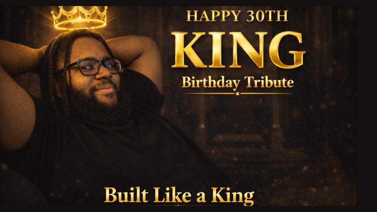 Built Like A King 👑 | Daniel’s 30th Birthday Tribute - YouTube