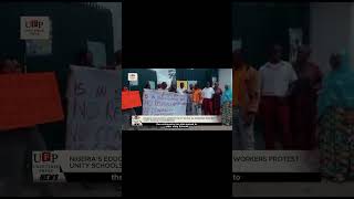 NIGERIA’S EDUCATION MINISTRY SHUT DOWN AS WORKERS PROTEST UNITY SCHOOLS CONCESSION