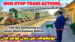 Detailed Review & Full day Railfaning at Gujar Khan Railway Station #travel