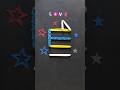 Allah Name Art With Three Different Colours Rabbar Bands #shorts #artalibaba #foryou