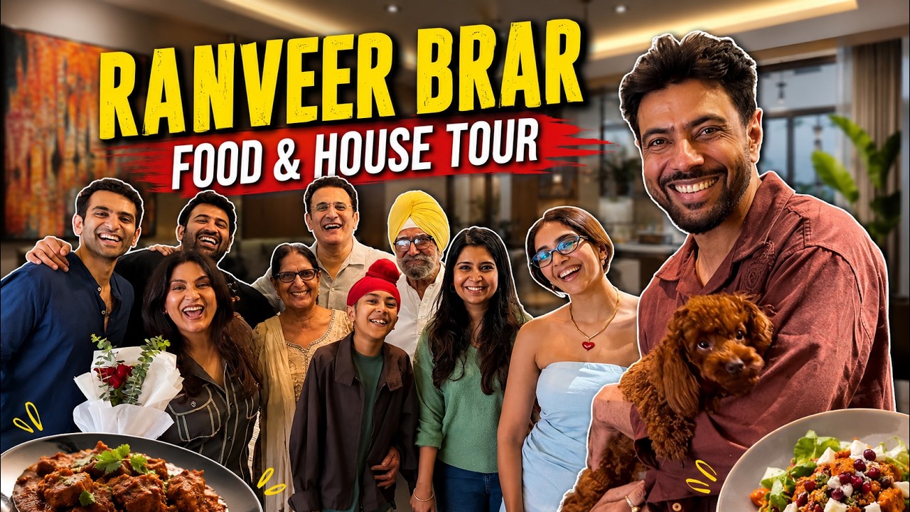 Food Challenge with Ranveer Brar! Home Tour + New Momo Dish + Rapid Fire | AAAP Ka Parivaar