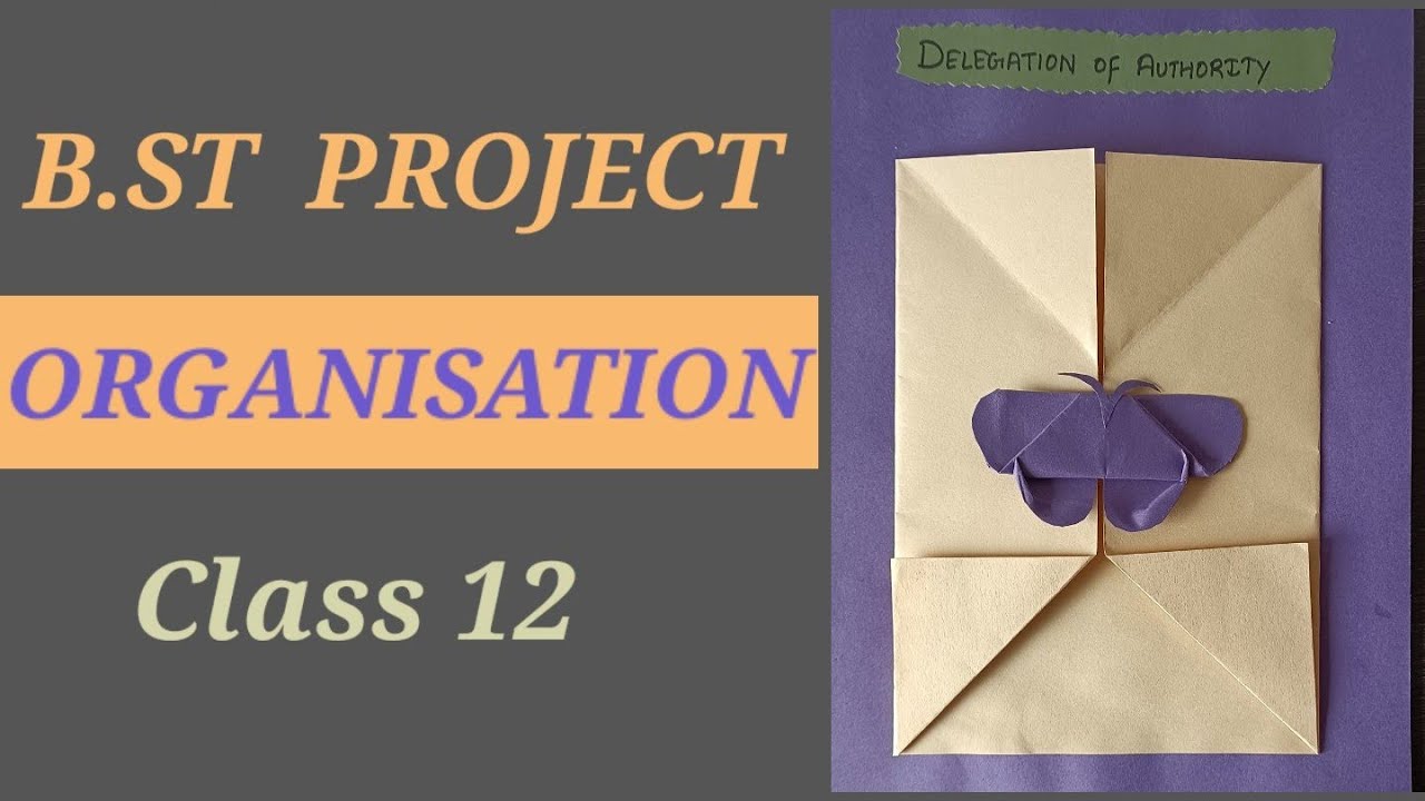 PROJECT on ORGANISING |Business Studies|Class12 