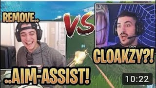 Nickmercs Destroys Faze Cloak 1V1 In Scrim Top Fortnite Funny Moments