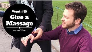 Weekly Challenge #10 - Give a Massage - Kindness-365.org
