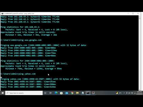 CMD (Part 3) Network Troubleshooting using Ping, Tracert, NSlookup