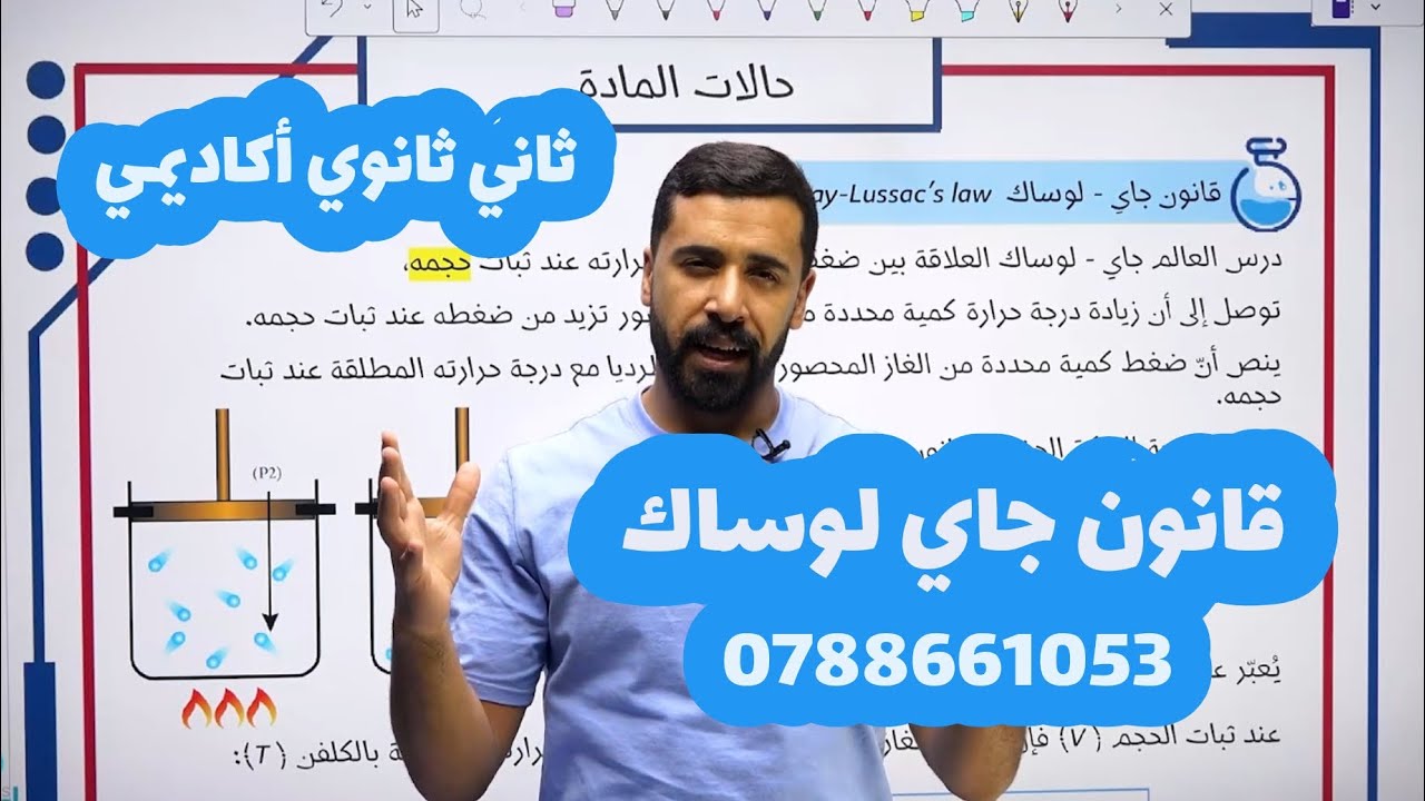 الحصة السابعة قانون جاي لوساك