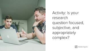 McNair Seminar Short: Creating a Research Proposal