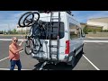 STEP by STEP: SPRINTER 4x4 BIKE RACK - DIY $150 Secure Simple Swingout Solid LOLO UNSTEALABLE Bikes