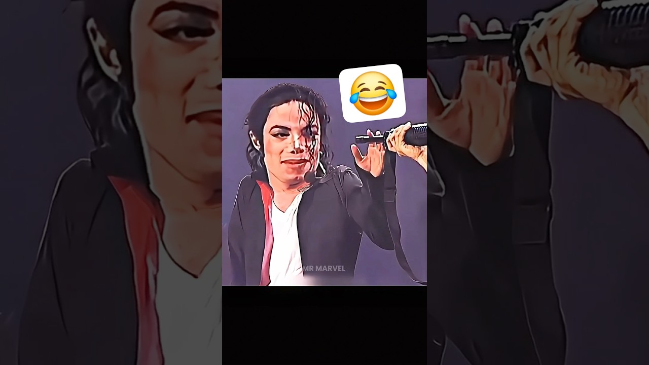 Michael Jackson was trying hard not to laugh