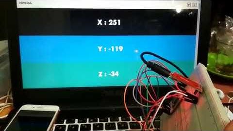 ADXL345 + ESP8266 Realtime Database