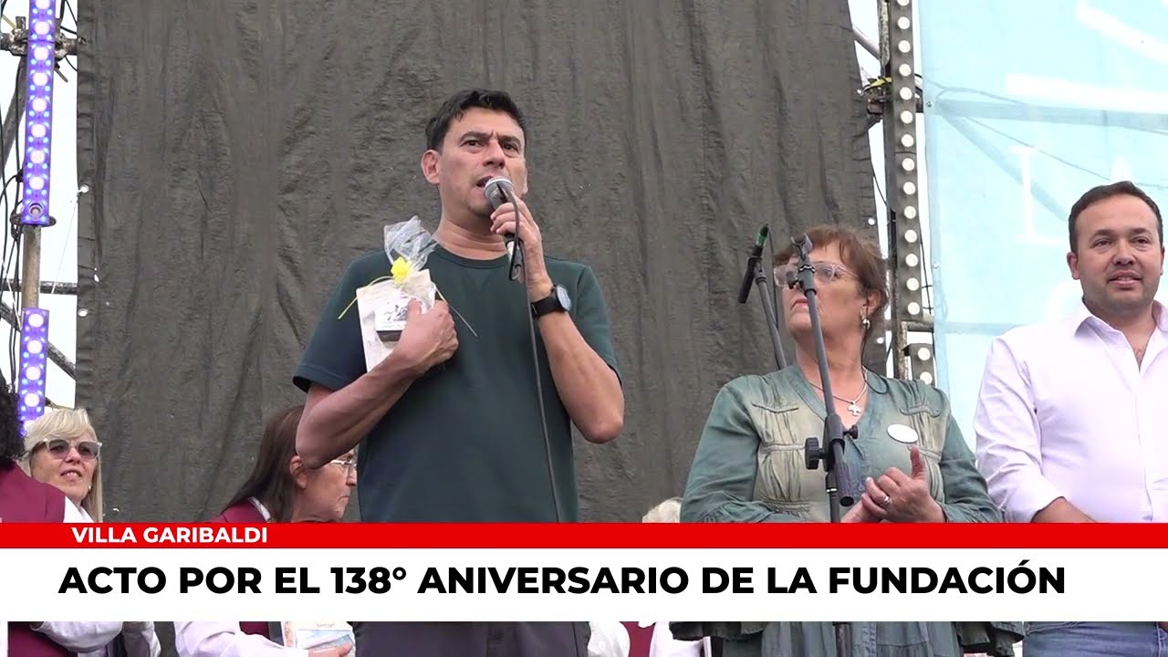 Video: Villa Garibaldi celebró su 138° aniversario con anuncios clave ...