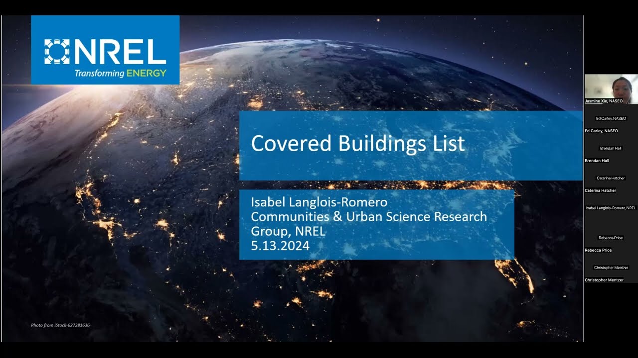 State Benchmarking and Building Performance Standard Implementation Cohort: Covered Properties List