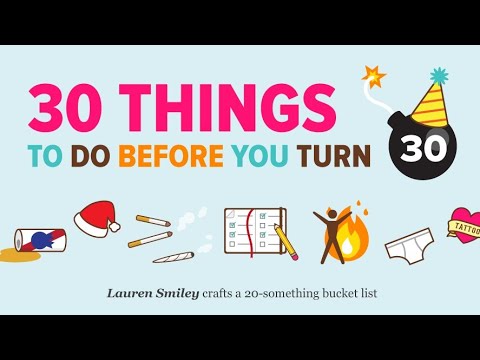 30 Things To Do Before You Turn 30😉 ️#LiveAdventuruosly - YouTube