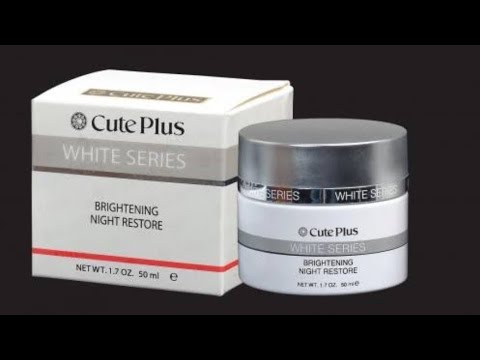 Cute Plus White Series Night Cream - Night Whitening Cream 