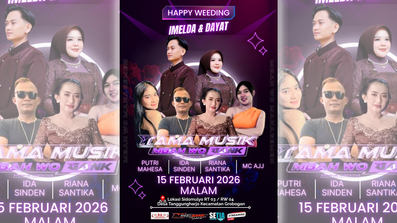 🔴LIVE TAMA  MUSIC🔊RA PRO  AUDIO🎦SETIA MULTIMEDIA |SIDOMULYO - TANGGUNGHARJOI, 15 FEBRUARI 2026