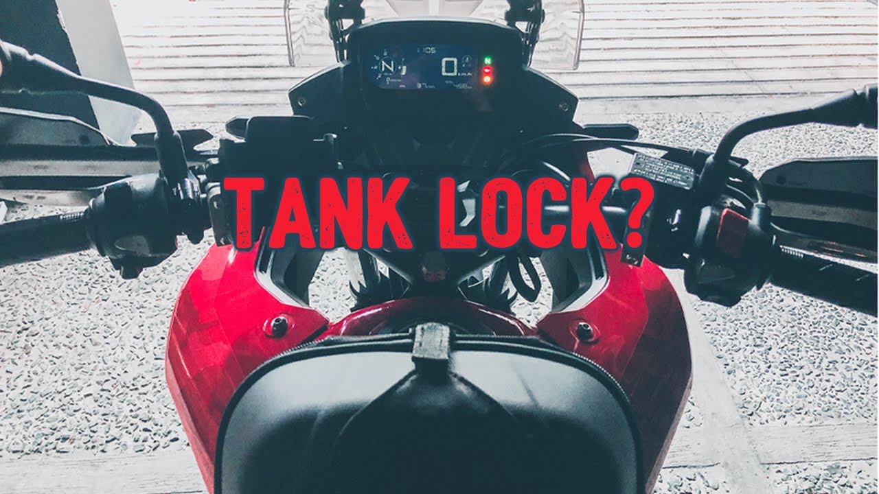 Givi Tank Lock Flange installation Honda CB500X 2019 2020 GIVI ST602