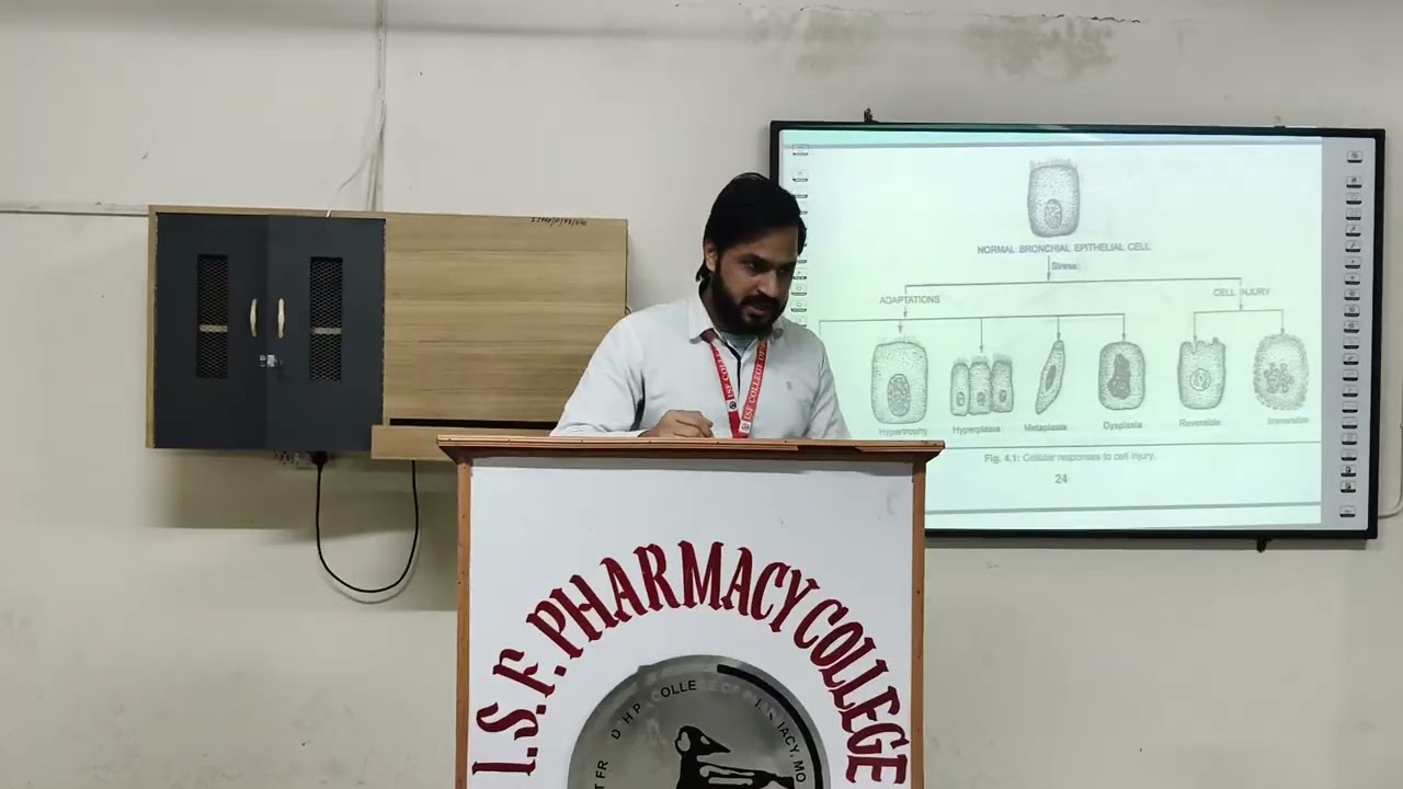 Cell Injury | Mr. Zuber Khan | Assistant Professor | #isfcp #demolectureisfcp