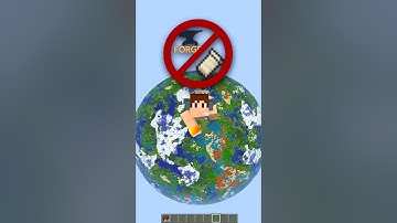 The Minecraft World is Actually Round 🌎