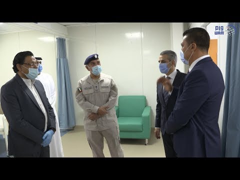 لجنة إدارة الطوارئ والأزمات في أبوظبي تفتتح مستشفى ميدانياً في الرزين