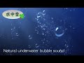 【 水中の世界 ぶくぶく音 】6 Hours  Nature bubble sounds 🍀自然の音 バブル音 / 睡眠用bgm・作業用bgm・勉強用bgm🐞sleep relaxing music