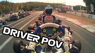 Kart Race Driver Eye POV | Lando Norris Kart 125cc Rotax Max