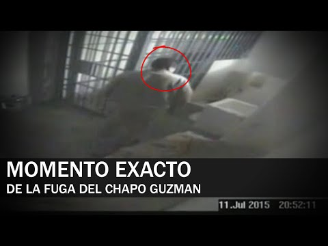 Revelan video del momento exacto de la fuga de Joaquín 'El Chapo' Guzmán