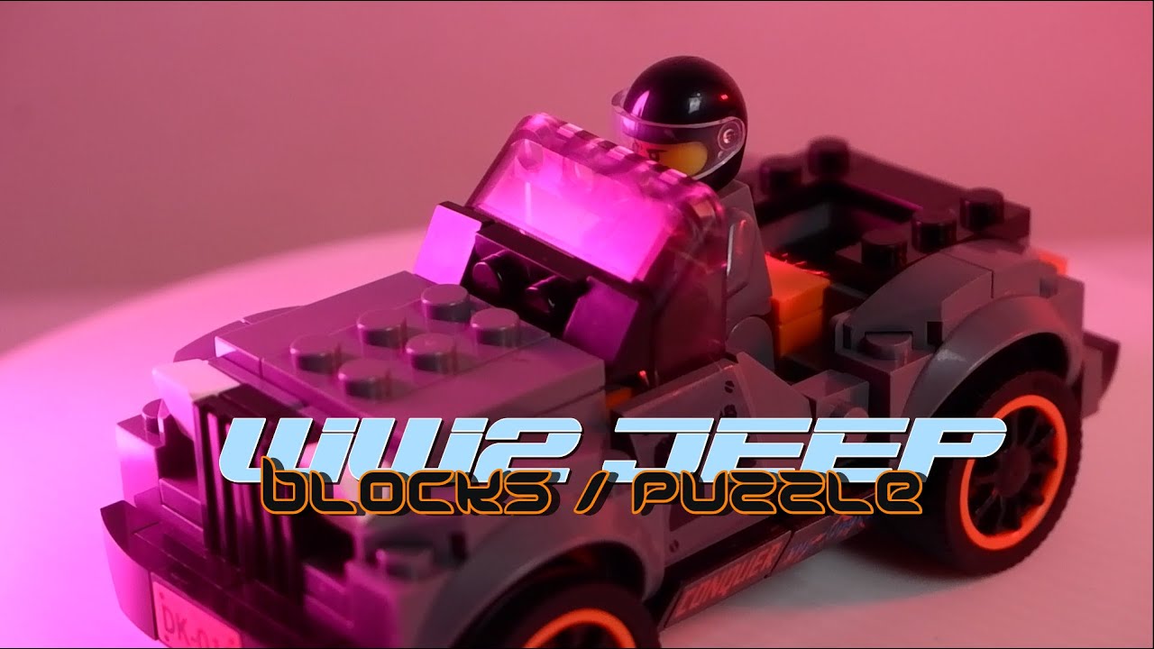 Timelapse Assemble WW2 JEEP Blocks / Puzzle - YouTube