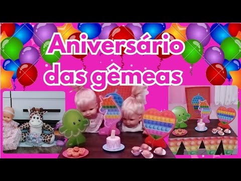ANIVERSÁRIO DAS GÊMEAS NINA & ISABELLA! 💗🥳 | @brincandocomalaurianne988