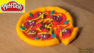 Play Doh Pizza. Making real pizza!