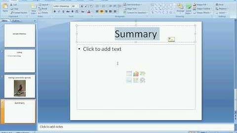 Utter Command -- Making a PowerPoint Presentation (speech recognition)